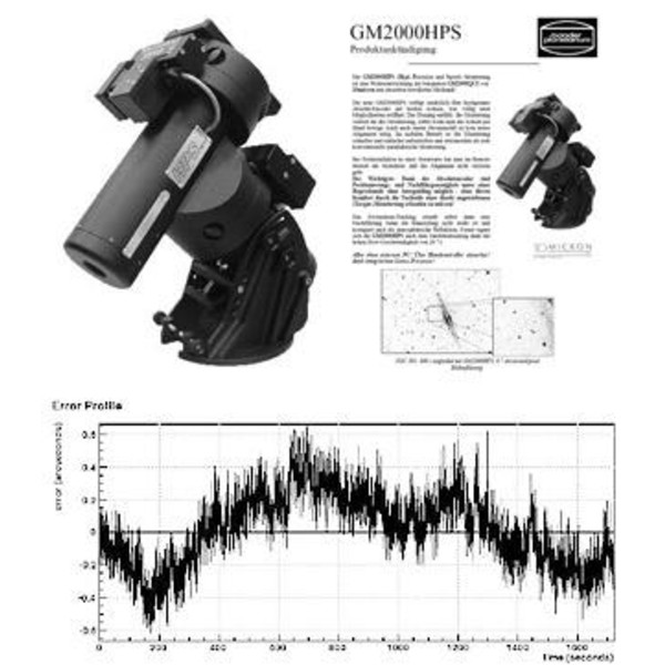 Baader Montura 'Monolith' GM 2000 HPS  GoTo equatorial mount - (equatorial head only)