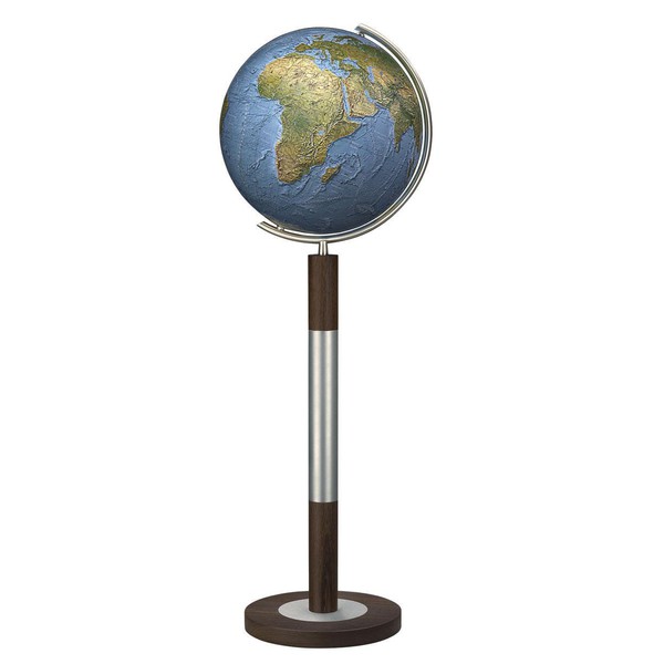 Columbus Glob cu stand Duorama Stainless Steel/ Wenge 40cm