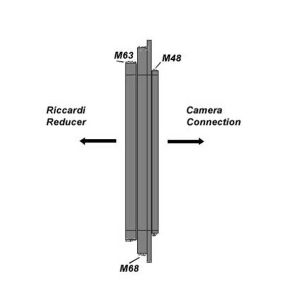 TS Optics Adaptor conexiune Riccardi de la M68 si M63 la M48