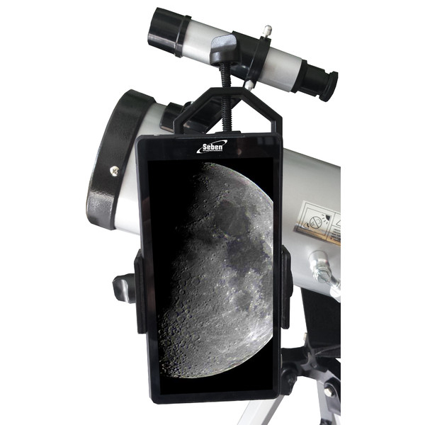 Seben 76-700 Reflector Telescope + Smartphone Camera Adapter Holder Mount DKA5