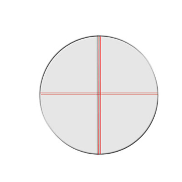 Seben Ocular cu reticul Illuminated Reticle Eyepiece Plossl 12.5mm Dual Crosshair 1.25''