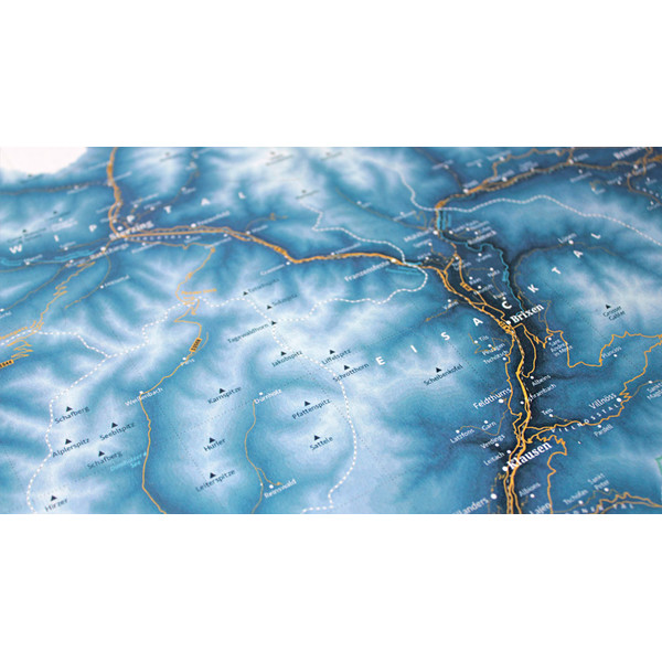 Marmota Maps Harta regionala South Tyrol Ski Blue