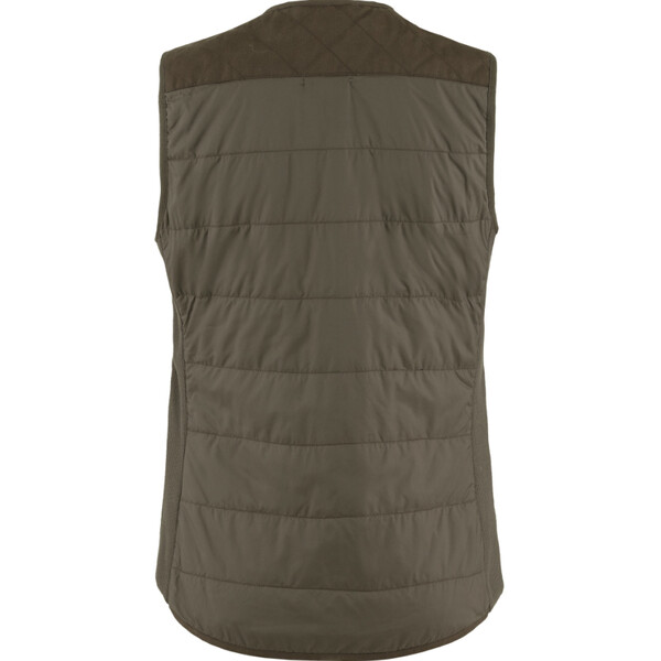 Fjällräven Forest Wool Padded Vest W, 633 Dark Olive, XS