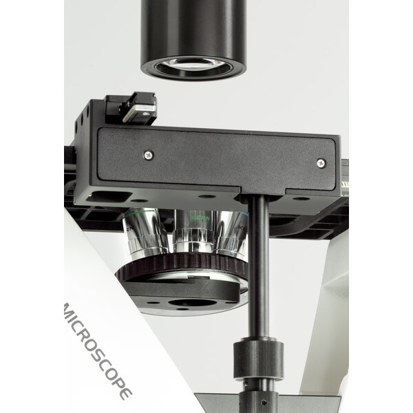 Kern Microscop inversat OCM 168, FL, PH, trino, Abbe-N.A.-0,3-Kondensor fix, 10x-40x, 5W LED, Al/Dl