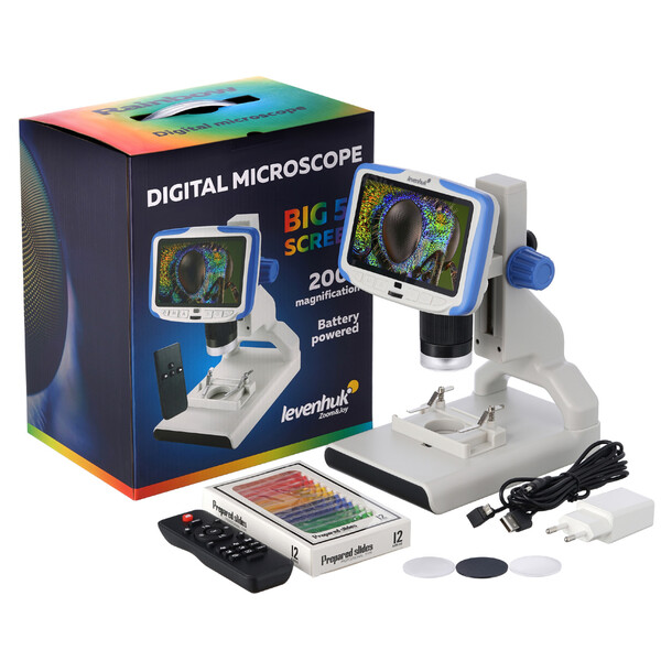 Levenhuk Microscop Rainbow DM500 2MP 1/2.9" 2.8µm 7-50x LCD CMOS Color Digital