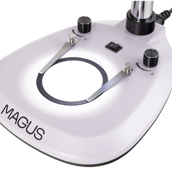 MAGUS Microscopul stereoscopic 8T 6.5x-55x trino Greenough 3W LED