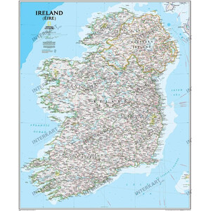 National Geographic Harta Irland (76 x 91 cm)