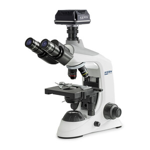 Kern Microscop Digitalmikroskop-Sets, OBE 134C825, HF, digital, 1,25 Abbe-Kondensor, fix, USB 2.0, 40x-1000x, DIN, Dl, 3W LED, 5,1 MP