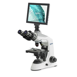 Kern Microscop Digitalmikroskop-Sets, OBE 134T241, digital, 1,25 Abbe-Kondensor, fix, USB 2.0, 40-1000x, 3W LED, 5 MP, Tablet