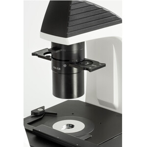 Kern Microscop inversat OCM 166, FL, PH, trino, invers, Abbe-N.A.-0,3-Kondensor fix, 10x-40x, 30W LED, Al, 100W HBO, Dl