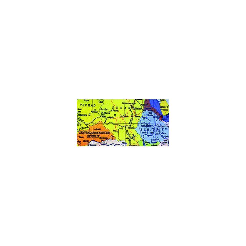 Columbus Glob Terra negru 26cm (Franceza)