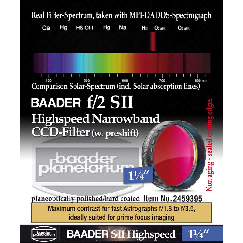 Baader Filtre SII Highspeed f/2 1,25"