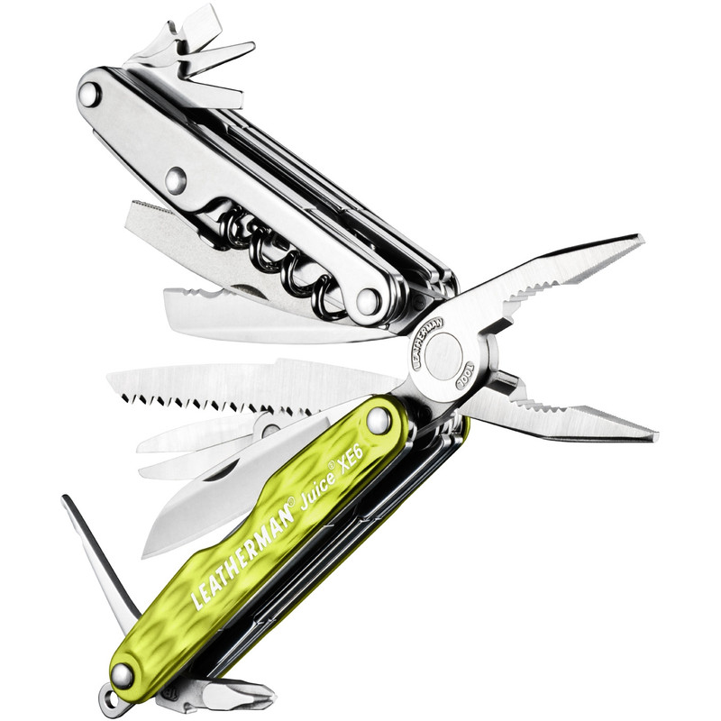 Leatherman Unealta multifunctionala Multitool JUICE XE6 Moss-Yellow