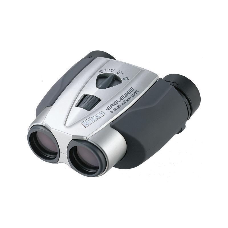 Nikon Binocluri cu zoom Eagleview 8-24x25 CF, argintiu