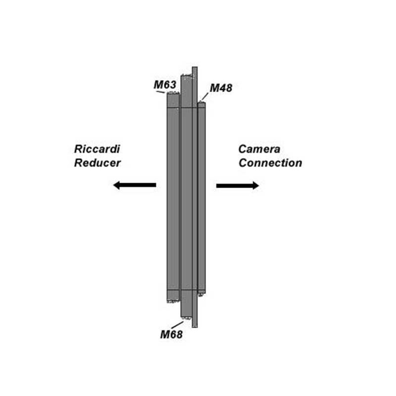 TS Optics Adapter Adaptor conexiune Riccardi de la M68 si M63 la M48