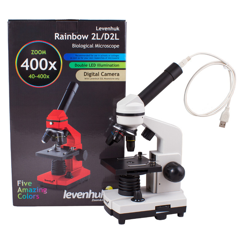 Levenhuk Microscop Rainbow D2L 0.3M Digital Moonstone