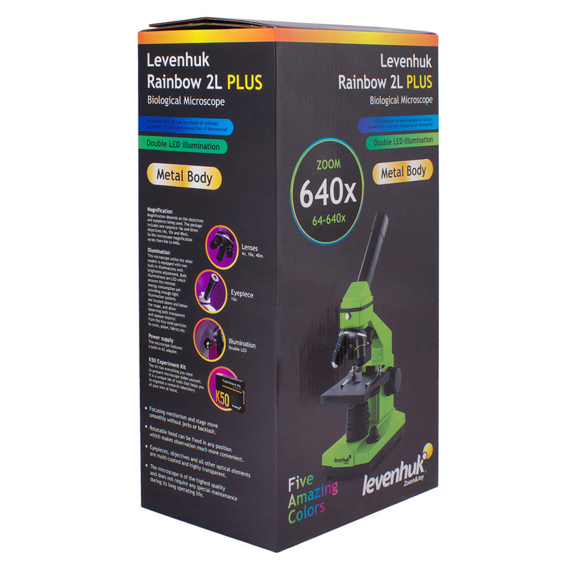 Levenhuk Microscop Rainbow 2L Plus Azur