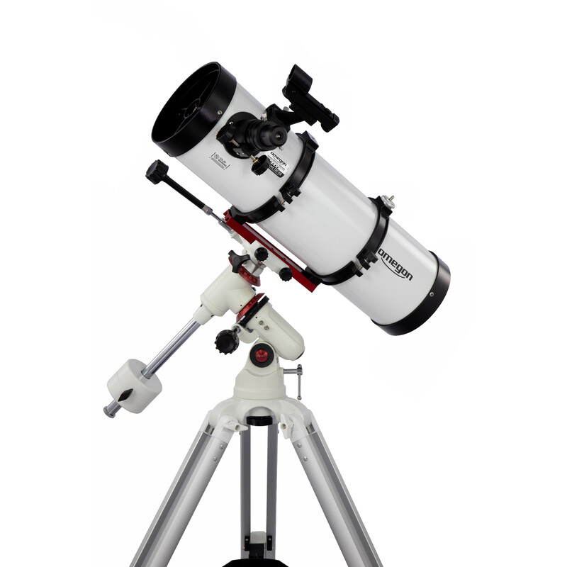 Omegon Telescop Teleskop Advanced 130/650 EQ-320 + Geanta de transport pentru tuburi/optici de 5"