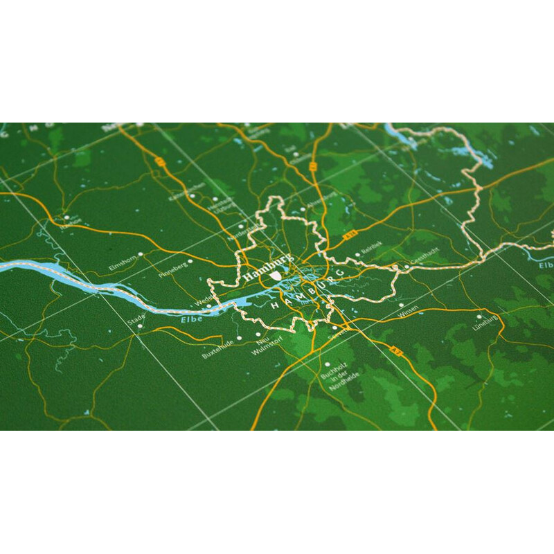 Marmota Maps Harta Deutschlandkarte Mountain Green