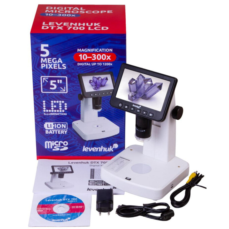 Levenhuk Microscop DTX 700 LCD 10-300x 5MP LED