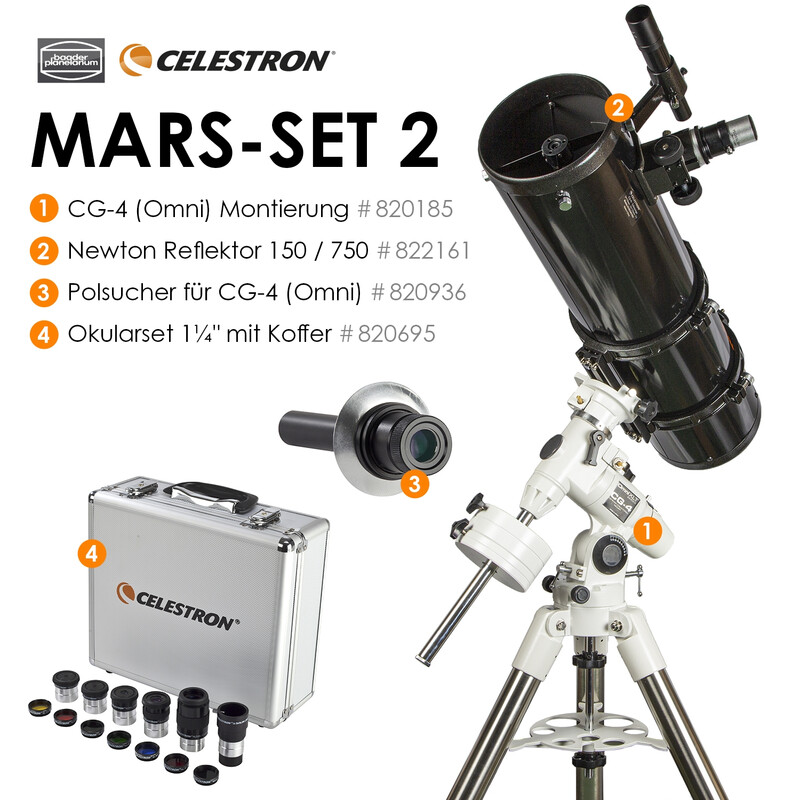 Celestron Telescop N 150/750 CG-4 Mars-Set