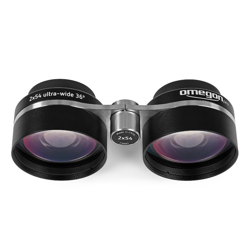 Omegon Binoclu 2x54 pentru observatii de camp larg + 2 Filtru Pro UHC M56