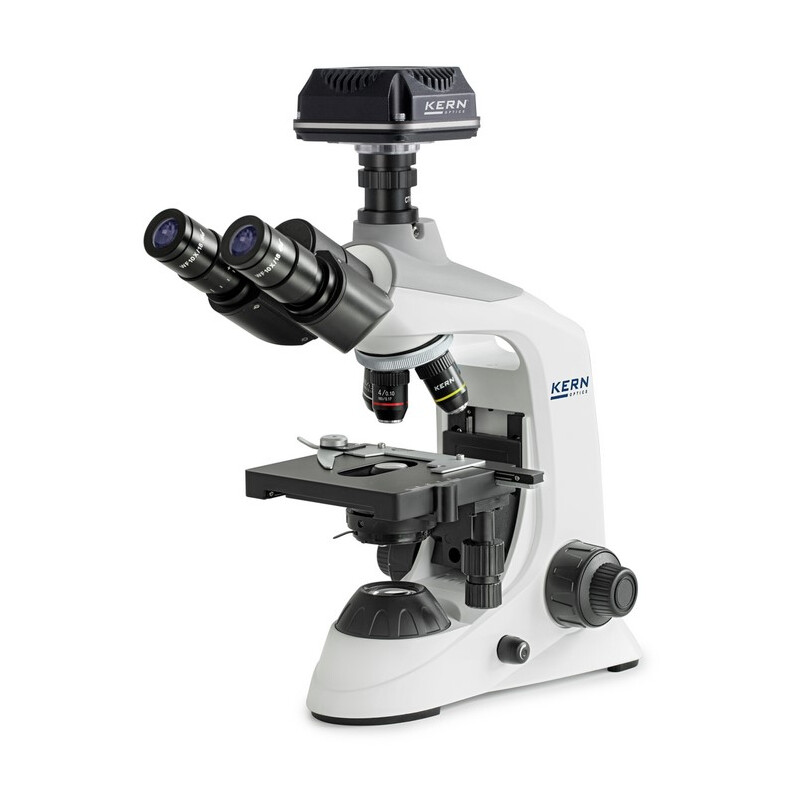 Kern Microscop Digitalmikroskop-Sets, OBE 134C825, HF, digital, 1,25 Abbe-Kondensor, fix, USB 2.0, 40x-1000x, DIN, Dl, 3W LED, 5,1 MP