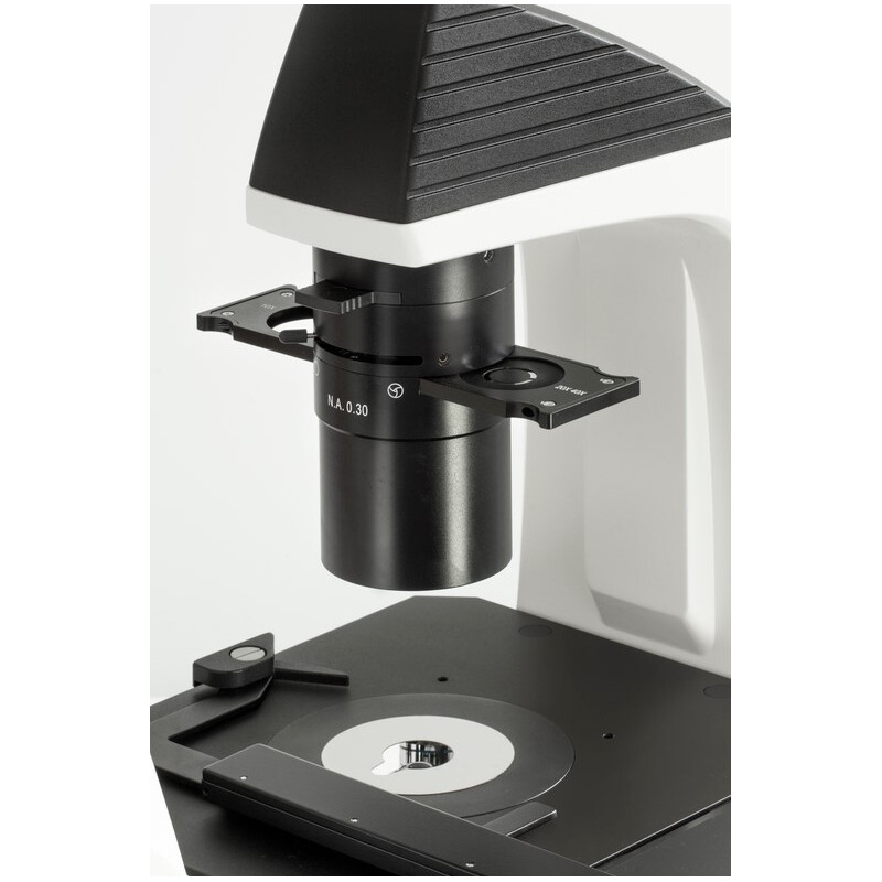 Kern Microscop inversat OCM 167, FL, PH, trino, Abbe-N.A.-0,3-Kondensor fix, 10x-40x, Al, Dl, 5W LED