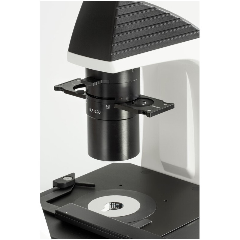 Kern Microscop inversat OCM 168, FL, PH, trino, Abbe-N.A.-0,3-Kondensor fix, 10x-40x, 5W LED, Al/Dl