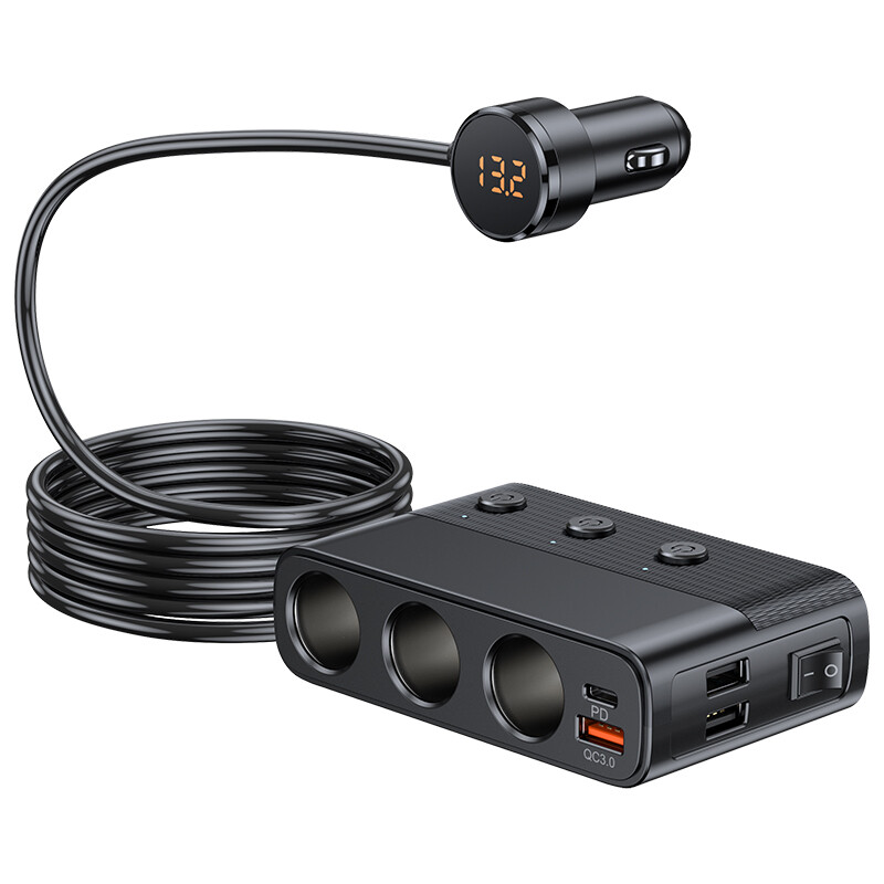 Omegon Power Hub C28 3x 12V + 4x USB