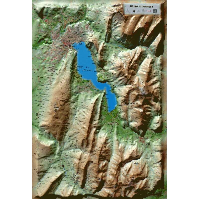 3Dmap Harta regionala Le Lac d'Annecy