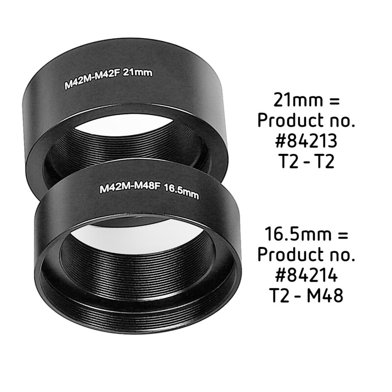 Omegon Adaptoare T2-M48-Adapter 16.5mm