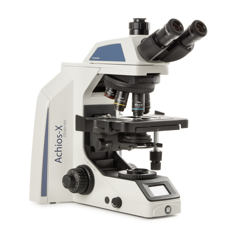 Euromex Microscop Achios-X Observer, trino, EWF 10x/22 mm, plan PLi 4/10/S40x oil IOS, 3 W NeoLED