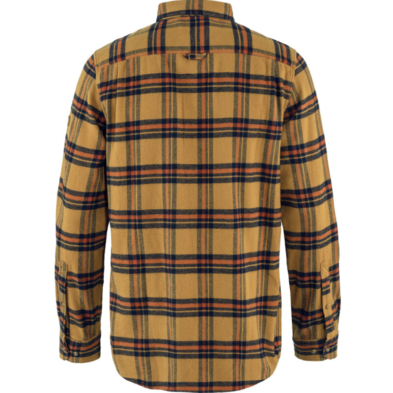 Fjällräven Övik Heavy Flannel Shirt M, 232-215 Buckwheat Brown-Autumn Leaf, S