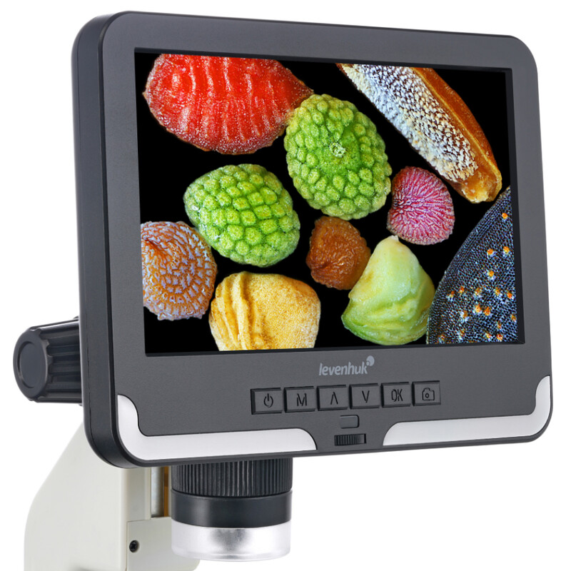 Levenhuk Microscop Rainbow DM700 2MP 1/2.9" 2.8µm 10-50x LCD CMOS Color Digital