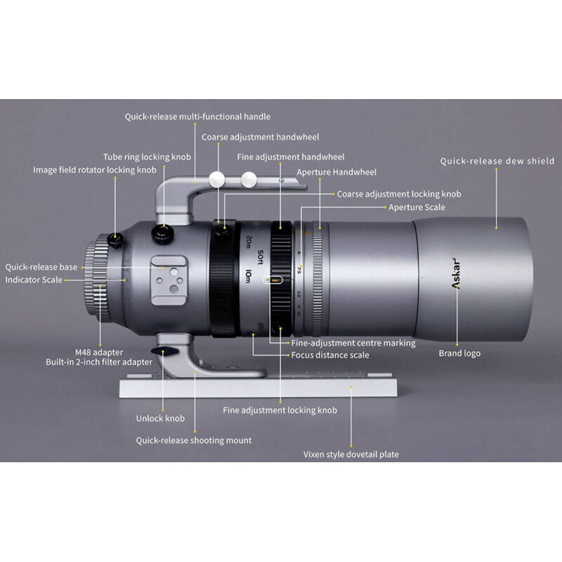 Askar Refractor apochromat AP 55/264 SQA55 OTA