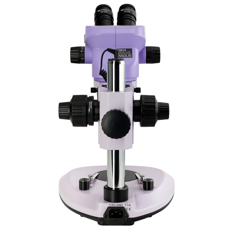 MAGUS Microscopul stereoscopic 8B 6.5x-55x bino Greenough 3W LED