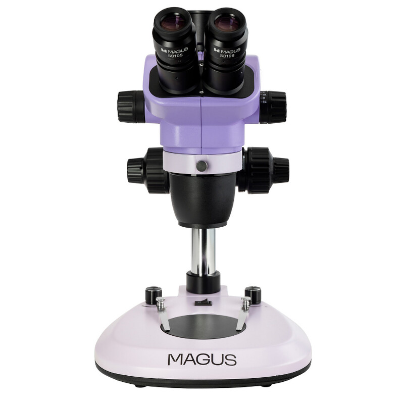 MAGUS Microscopul stereoscopic 8T 6.5x-55x trino Greenough 3W LED